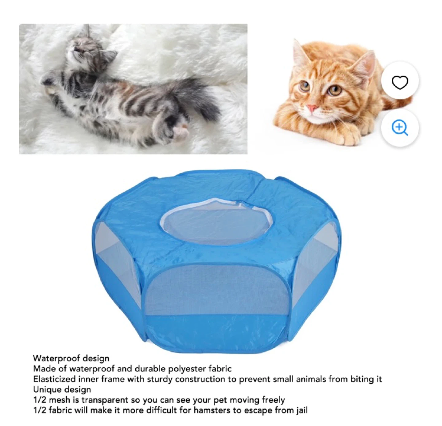 Blue Small Animal Tent - photo 3