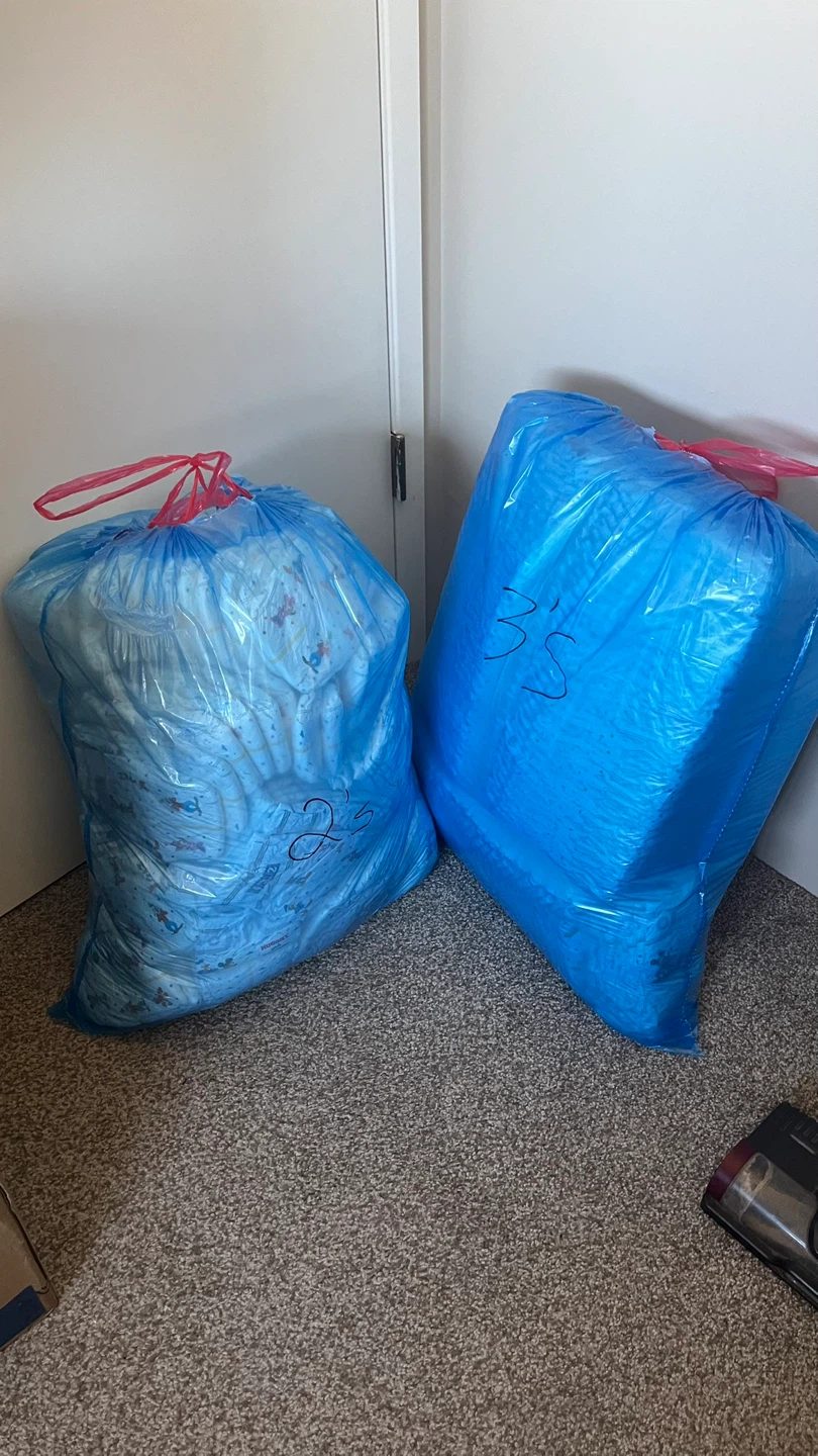 Size 2 & 3 Huggies Diapers
