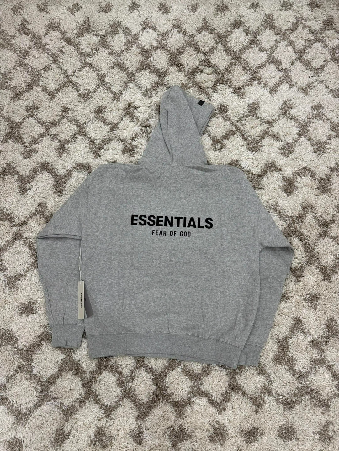 FEAR OF GOD ESSENTIALS Grey Hoodie - photo 3