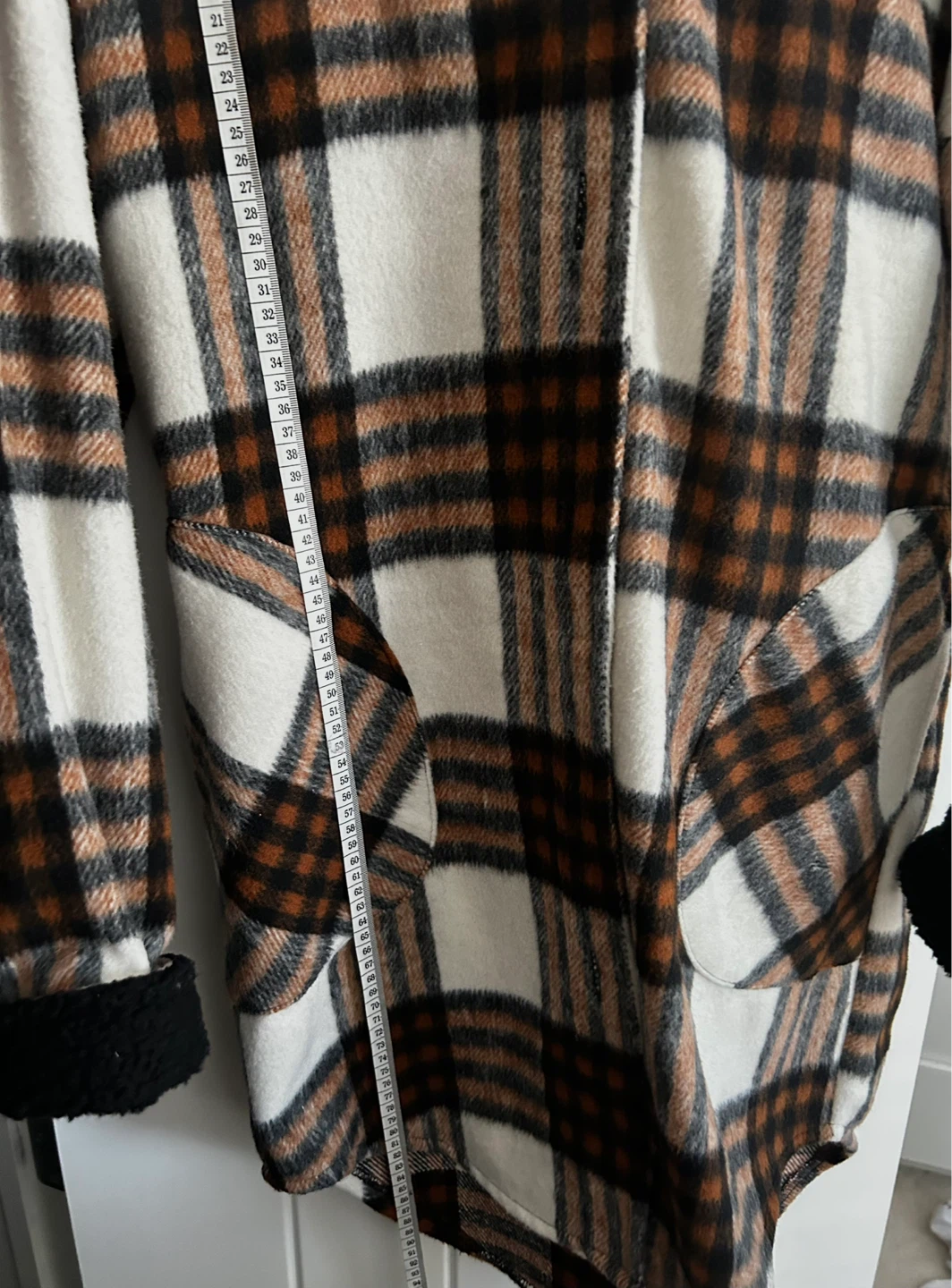 Flannel Sherpa Lined Hooded Jacket - photo 2