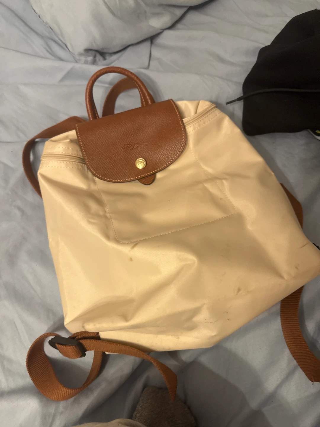 Longchamp Le Pliage Backpack Beige