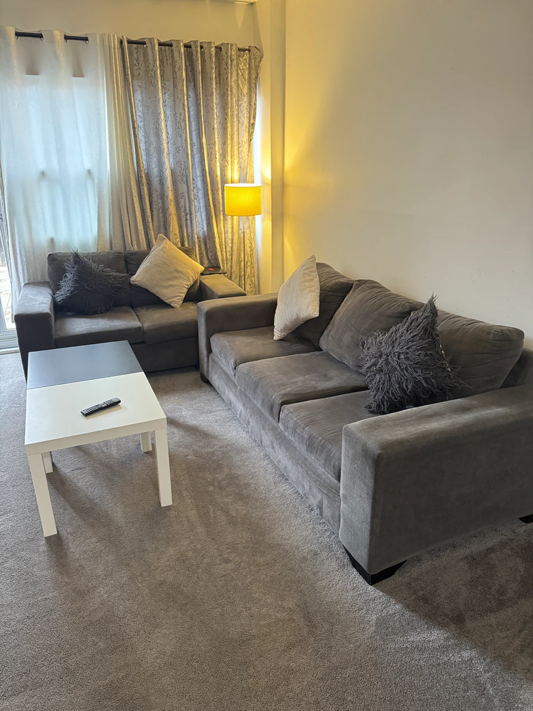 Leon's Fava Sofa and Loveseat Set - Grey