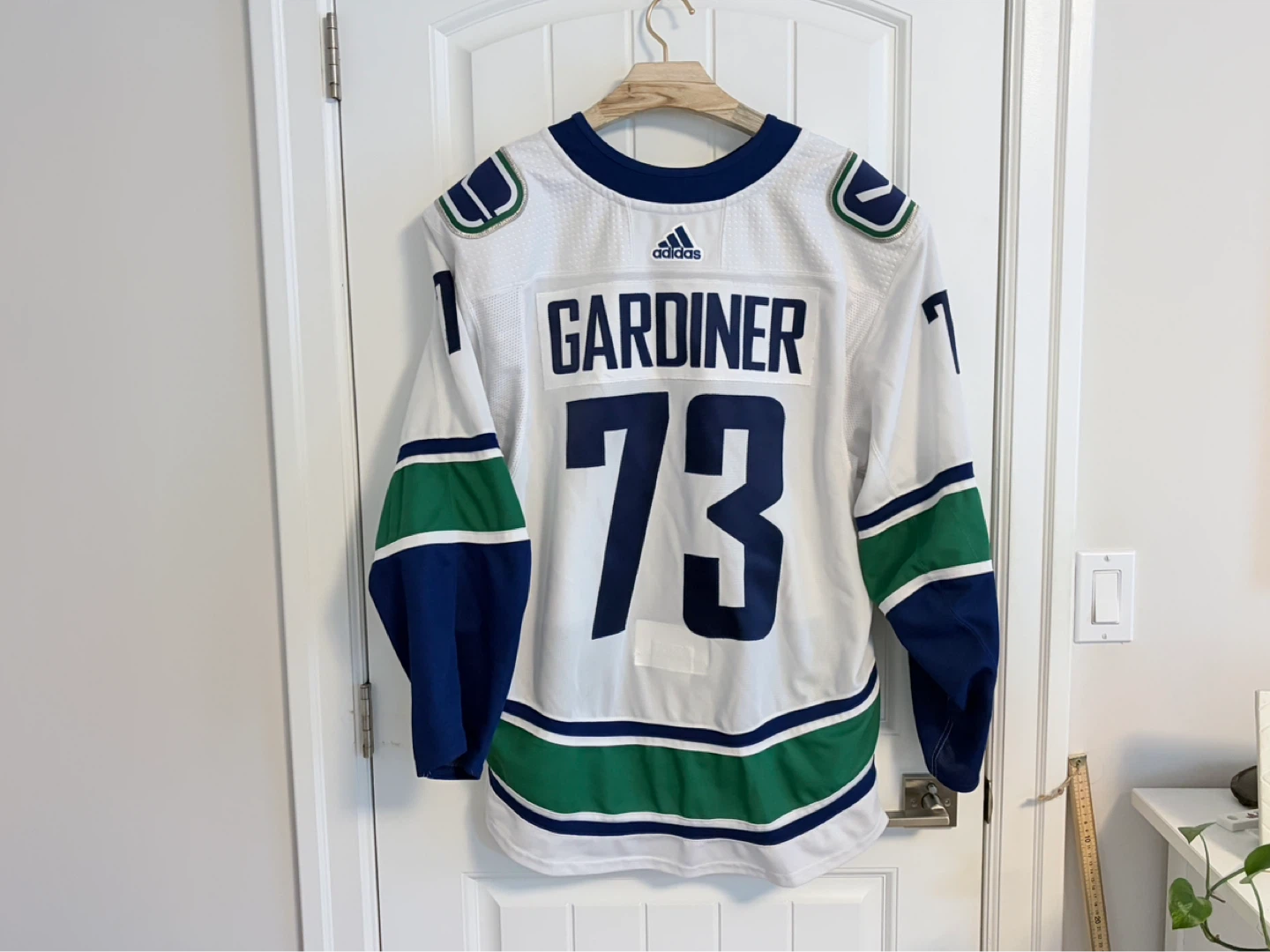 Authentic Adidas Adizero MIC Canucks Gardiner Jersey 58