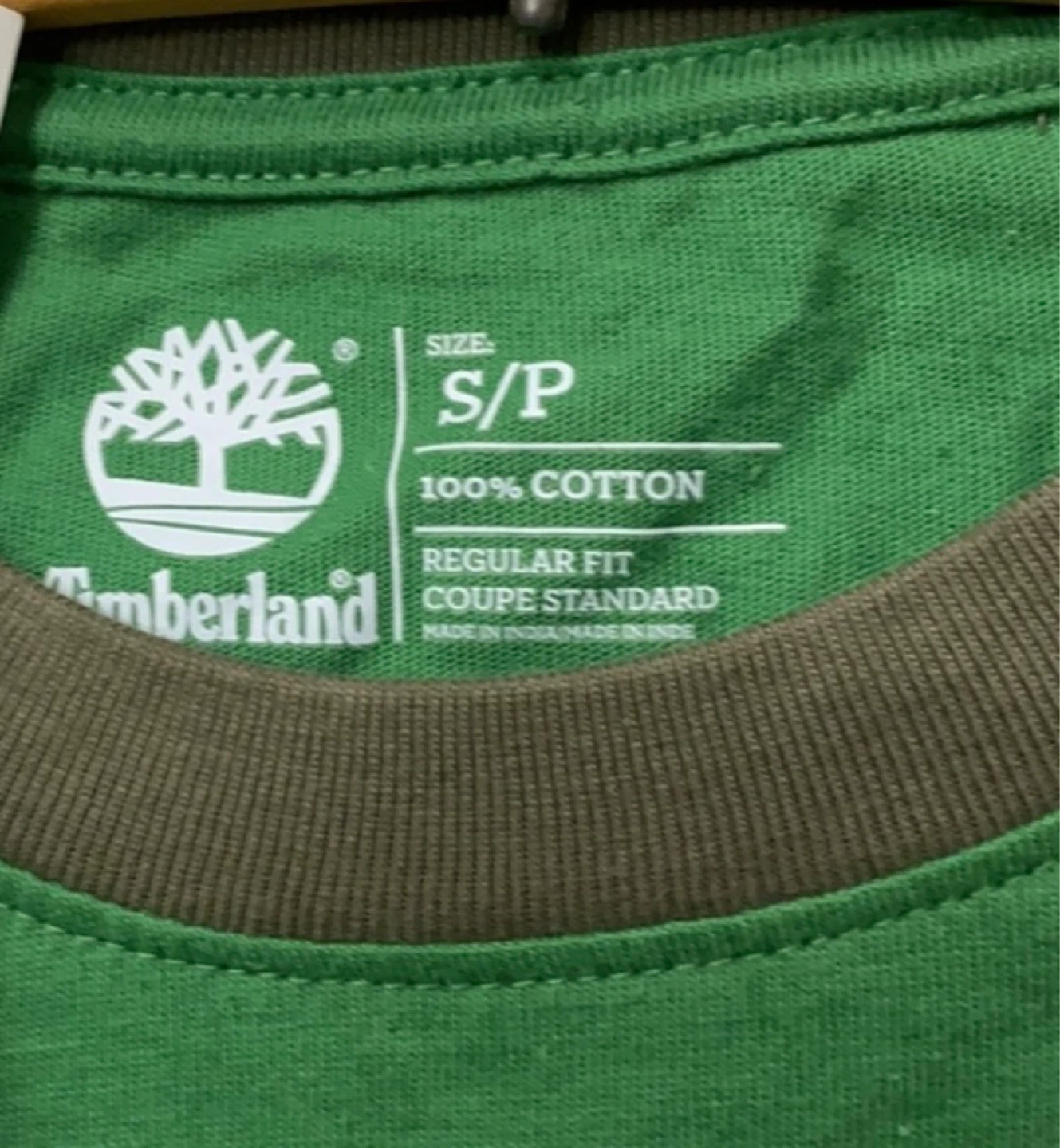Timberland Green Cotton T-Shirt - Size S/P - photo 4
