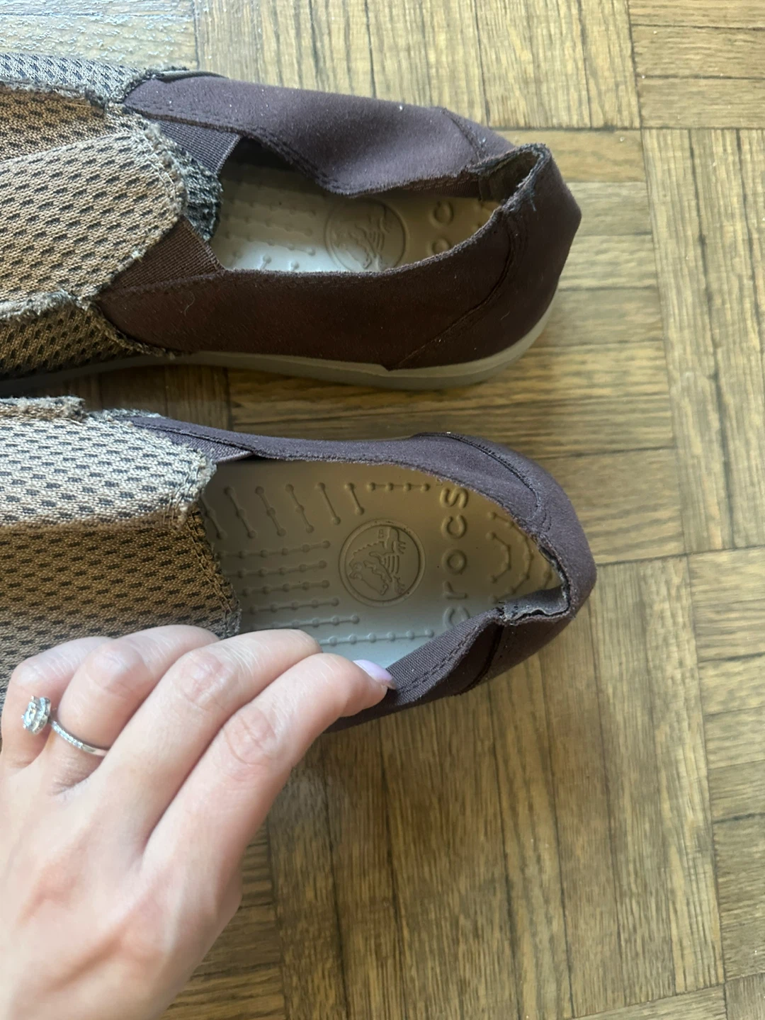Crocs Brown Slip-On Loafers - photo 2
