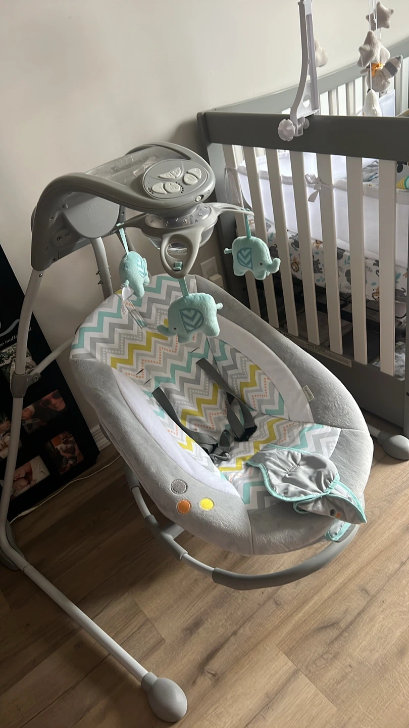 EUC Ingenuity InLighten 2 in 1 Baby Swing - photo 4