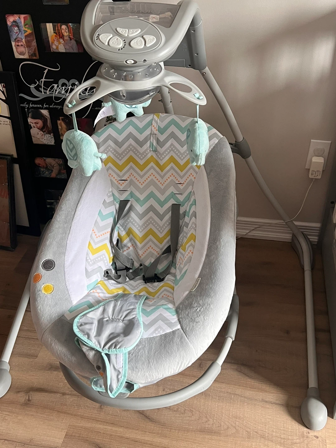 EUC Ingenuity InLighten 2 in 1 Baby Swing