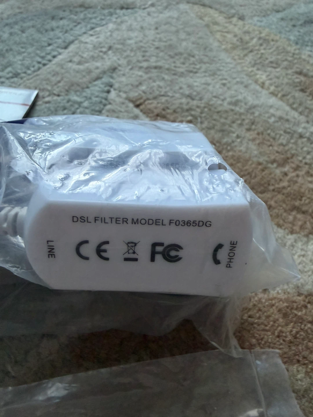 DSL Filter + 50ft Phone Extension Cable Set - photo 4