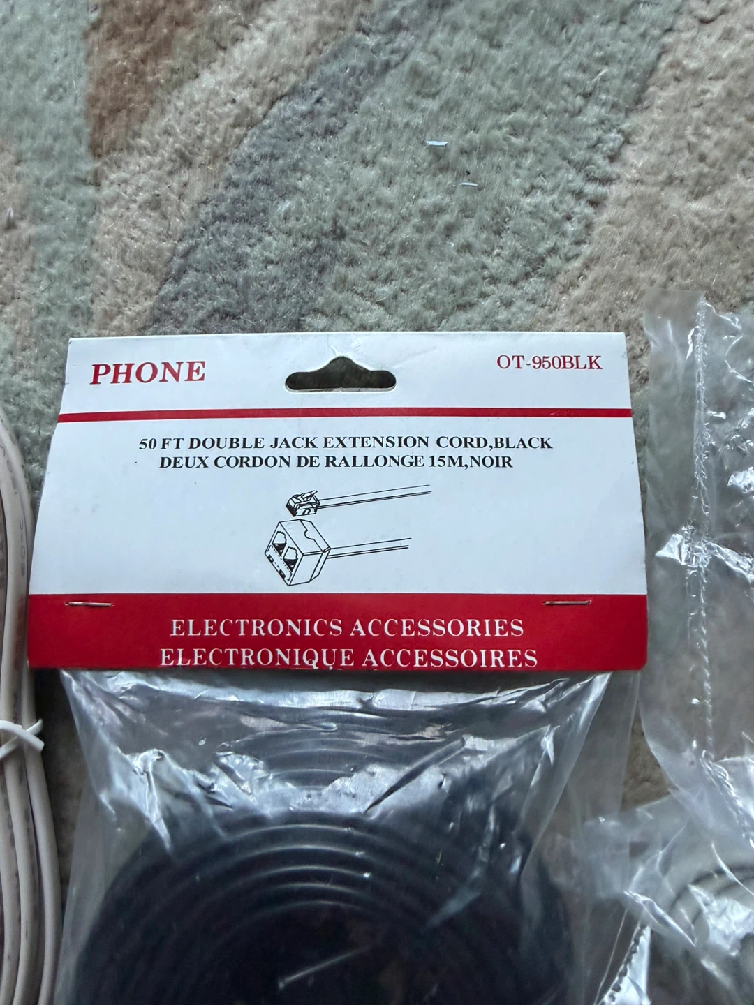 DSL Filter + 50ft Phone Extension Cable Set - photo 3
