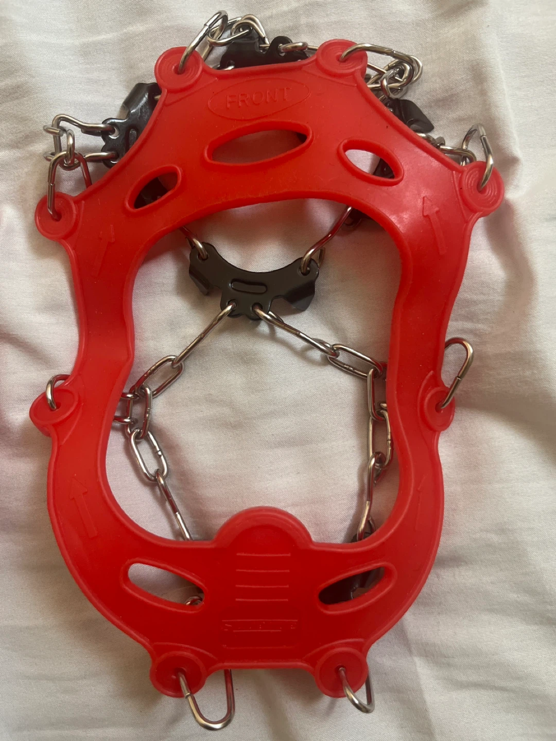 Red Shoe Ice Cleats / Traction Spikes - Pair - photo 2
