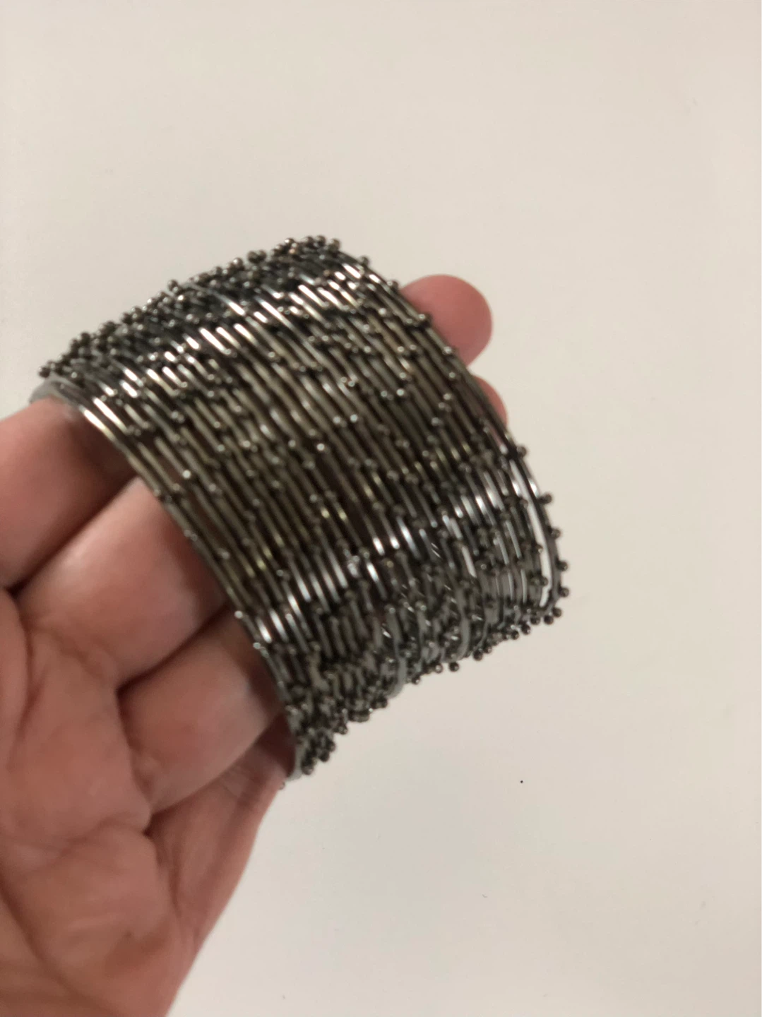 Set of 12 Metal Bangles black in tone - photo 2