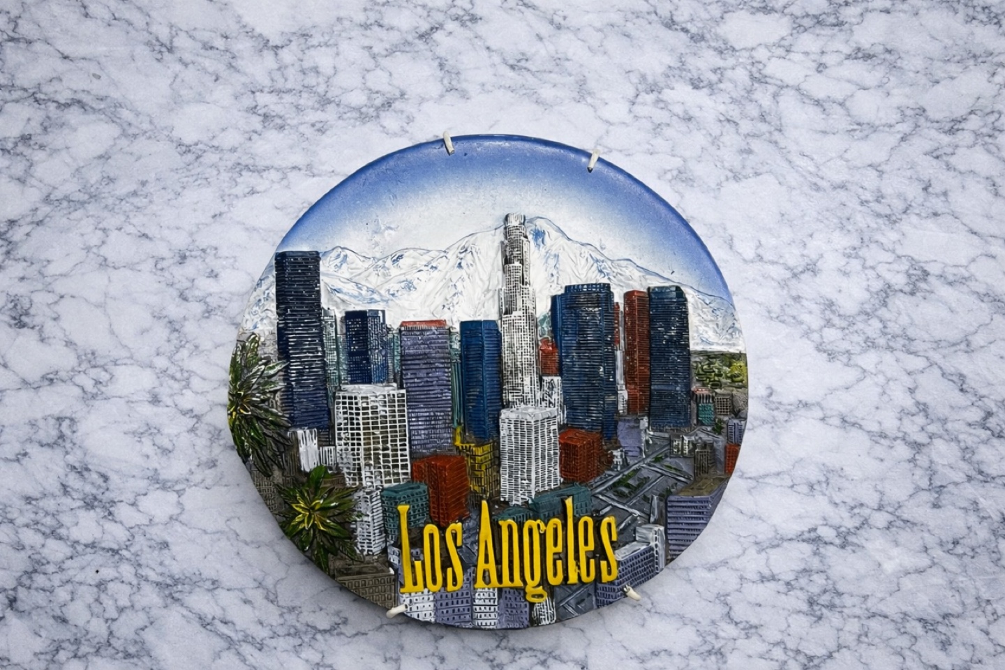Wall decor Los Angeles Cityscape Souvenir Plaque - photo 2