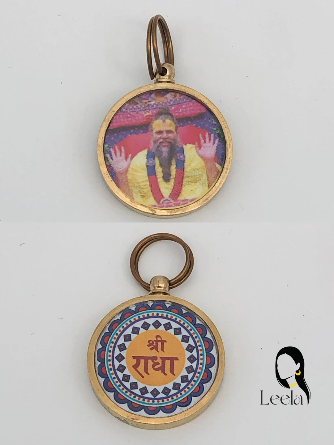 Spiritual Radha & shri premanand Ji Keychain or locket