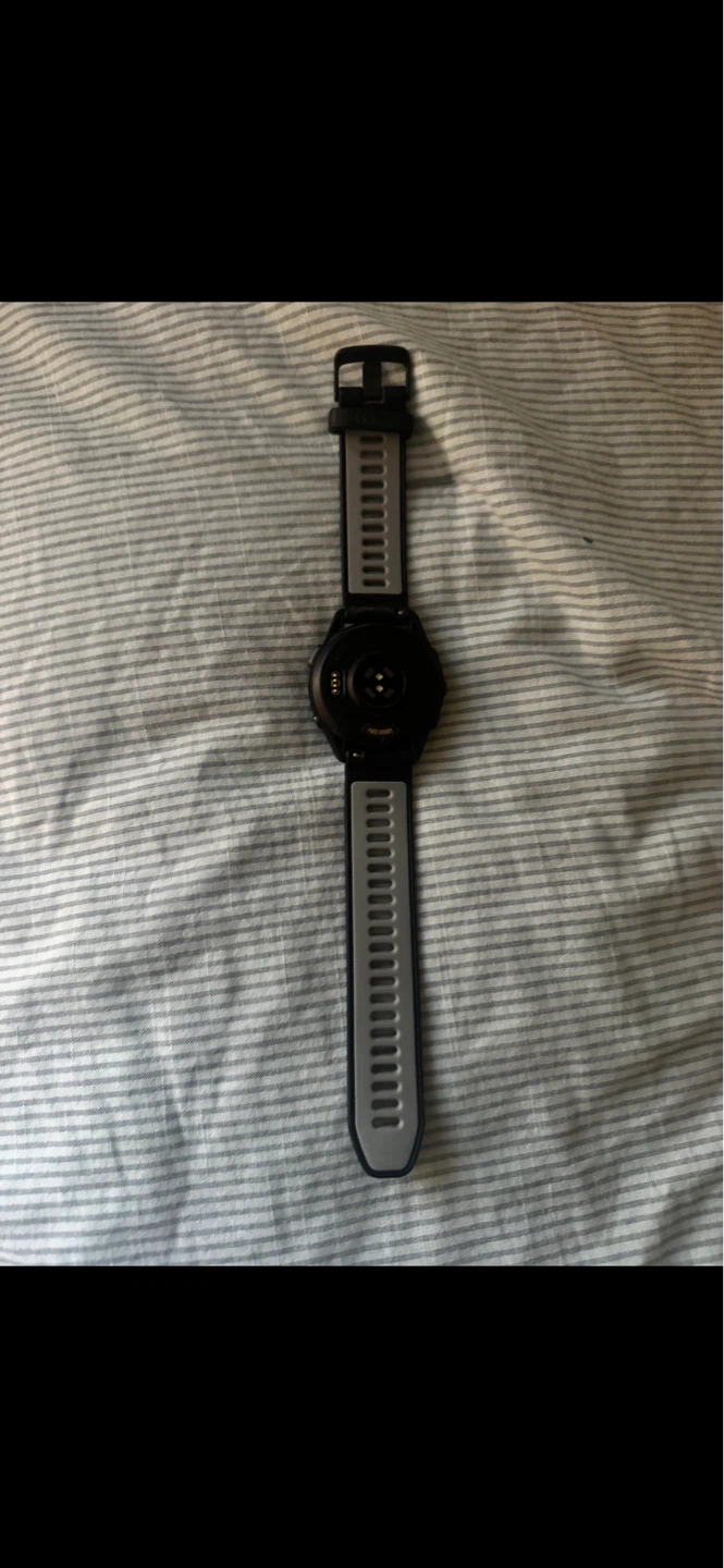 Garmin Forerunner 265 Running Smartwatch - Black and Powder Gray