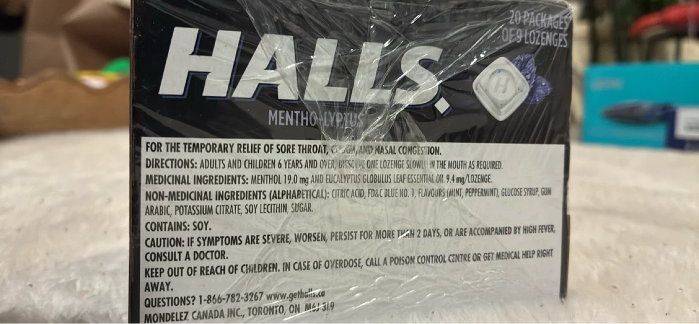 Halls Mentho-Lyptus Cough Drops - 20 Packages - photo 3