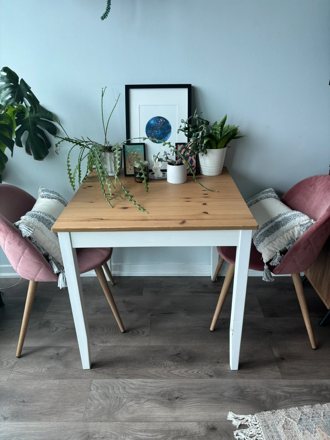Dining Table Set with 2 Chairs