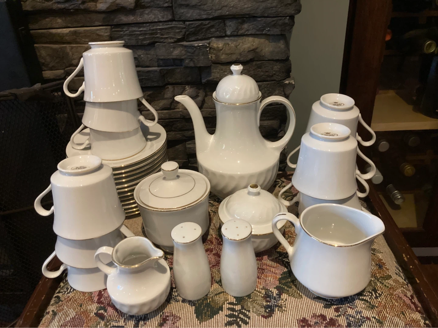 Tiffany Fine China Tea Set