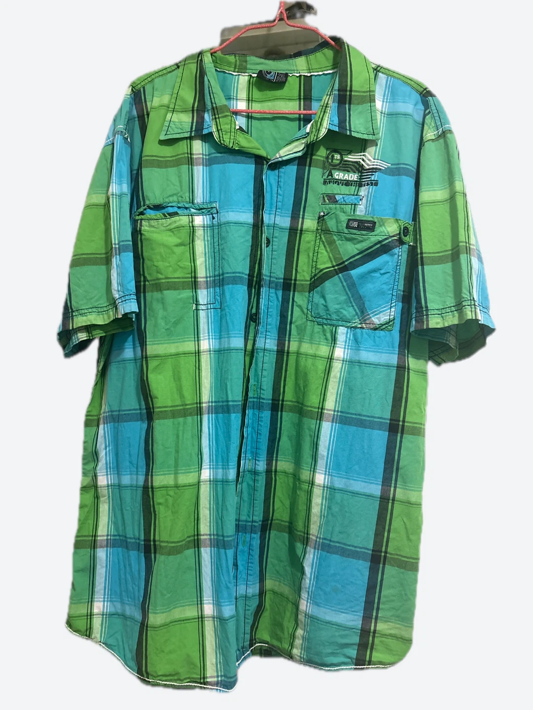 A-Grade Plaid Short Sleeve Shirt