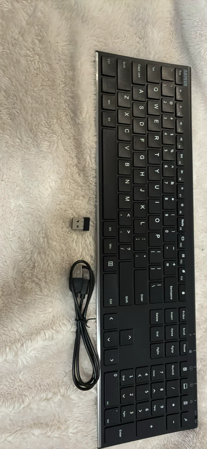Arteck HW192 Universal Stainless Steel 2.4G Wireless Keyboard - photo 3
