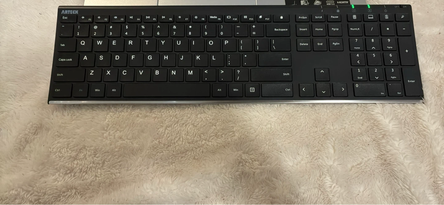 Arteck HW192 Universal Stainless Steel 2.4G Wireless Keyboard - photo 2