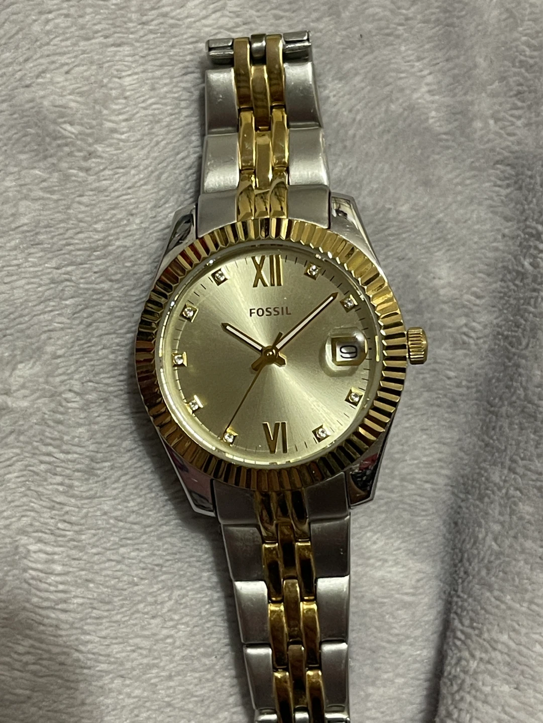 Woman’s fossil watch