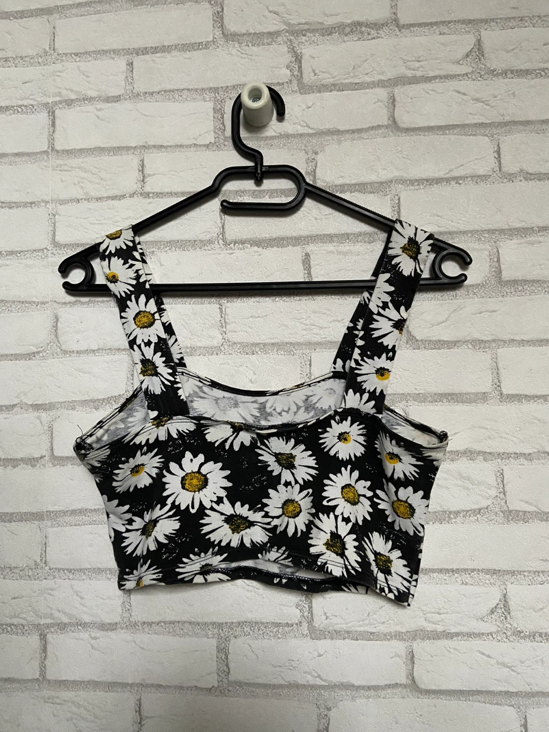 Daisy Print Crop Top | Size Small - photo 2