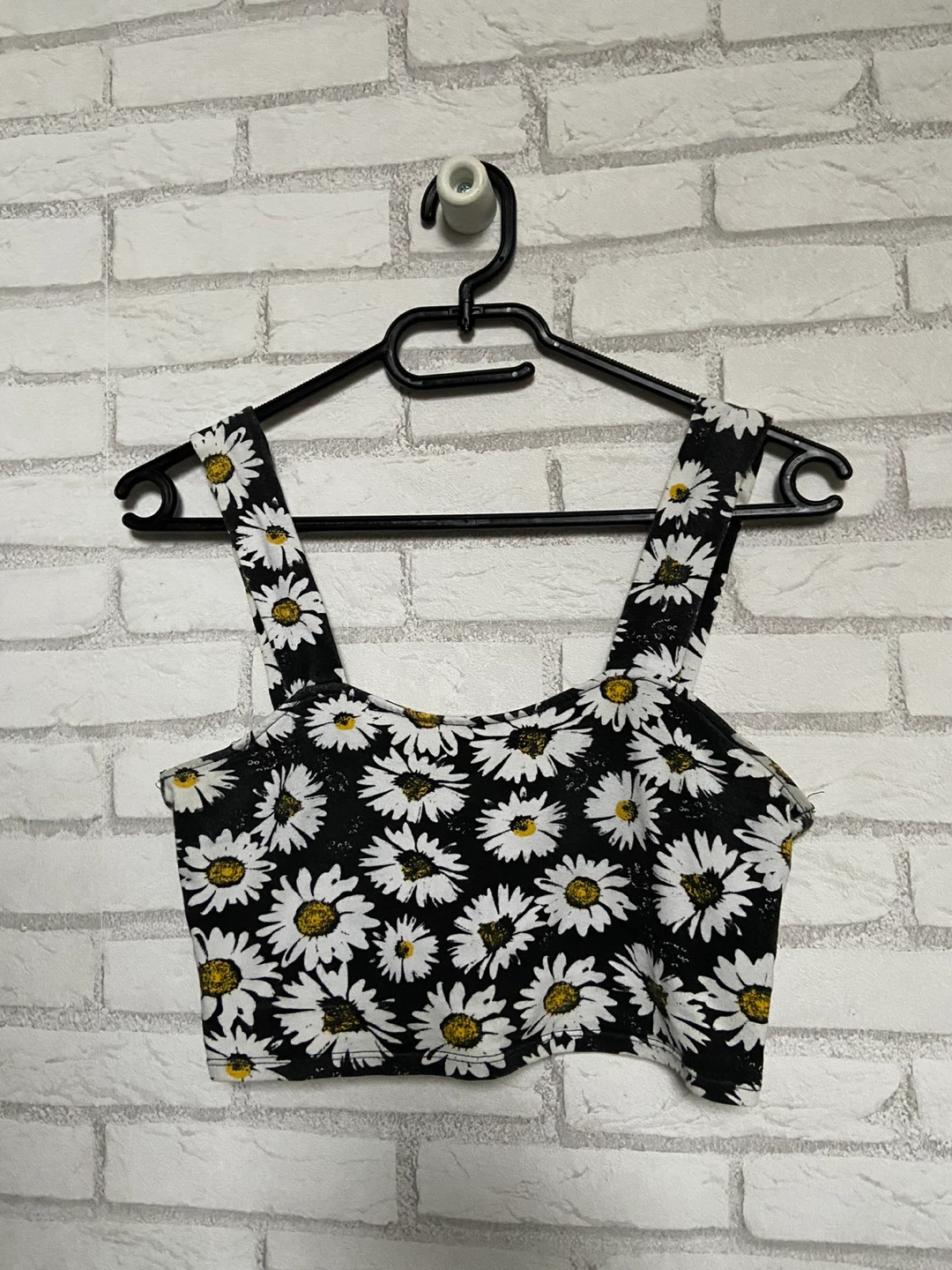 Daisy Print Crop Top | Size Small