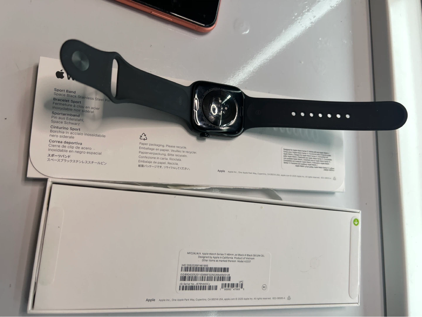 Apple Watch Series 11 44mm Jet Black Aluminium Case - photo 3