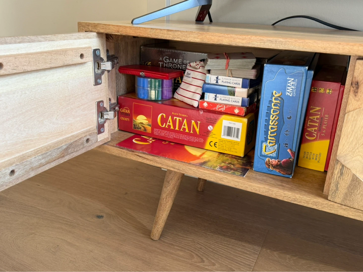 Swoon Natural Mango Wood TV Stand - photo 4