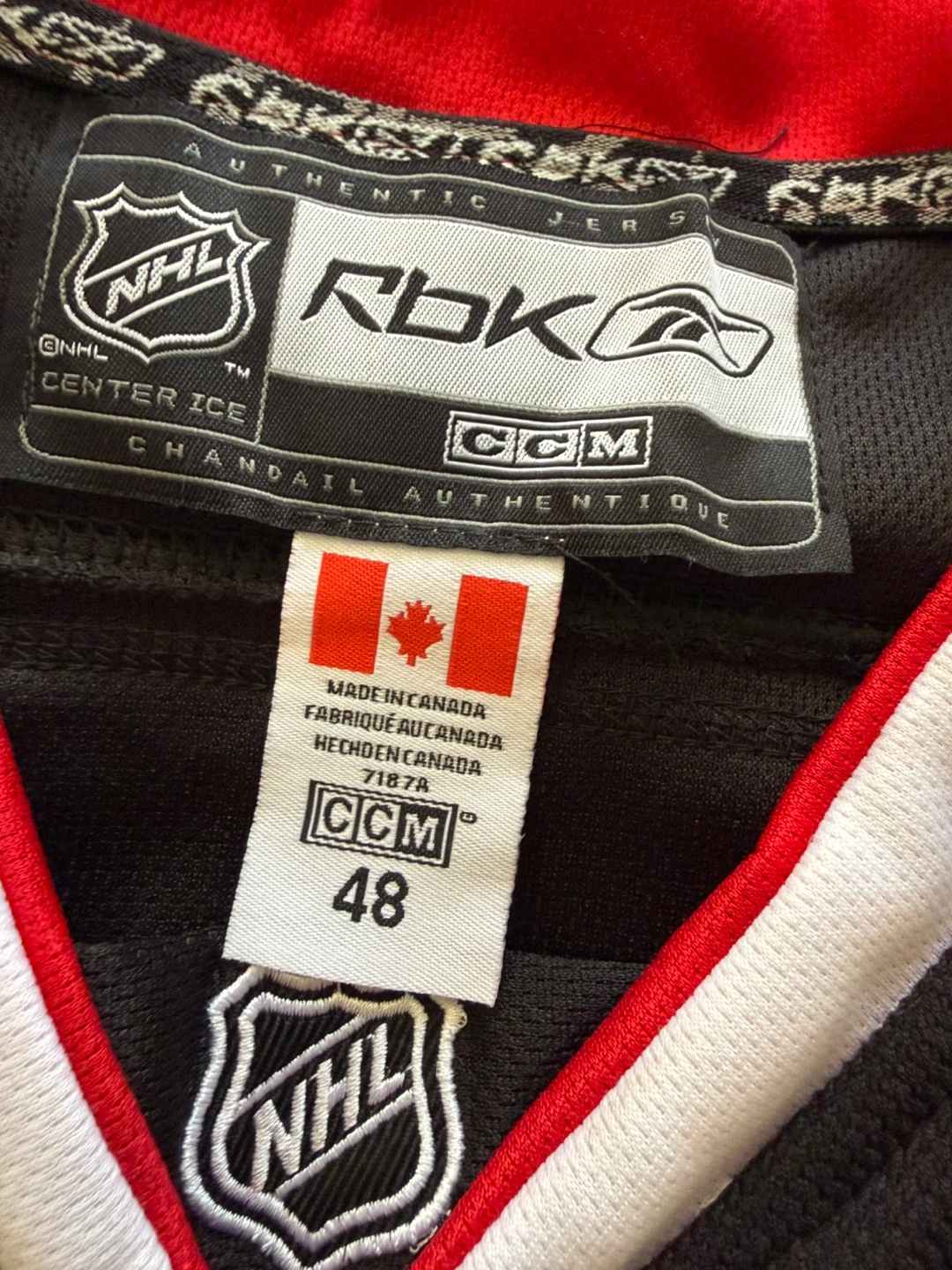 Chicago Blackhawks 2015 Stanley Cup Champions Jersey - Size 48 - photo 4