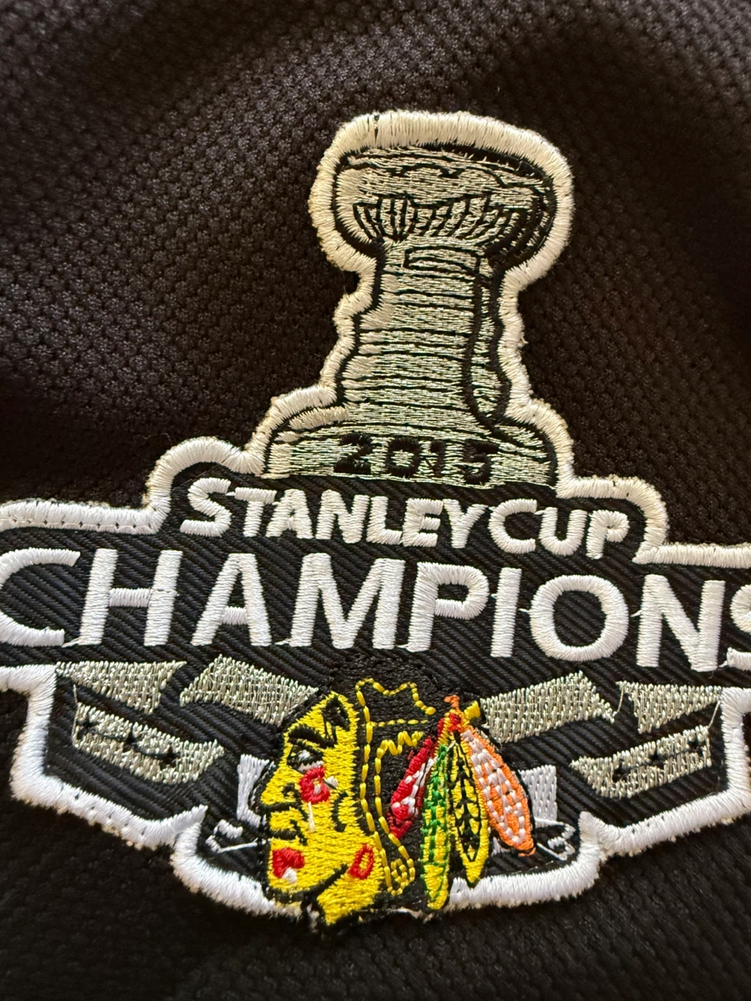 Chicago Blackhawks 2015 Stanley Cup Champions Jersey - Size 48 - photo 5