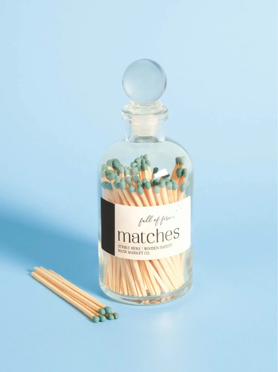 Matches in Glass Bottle