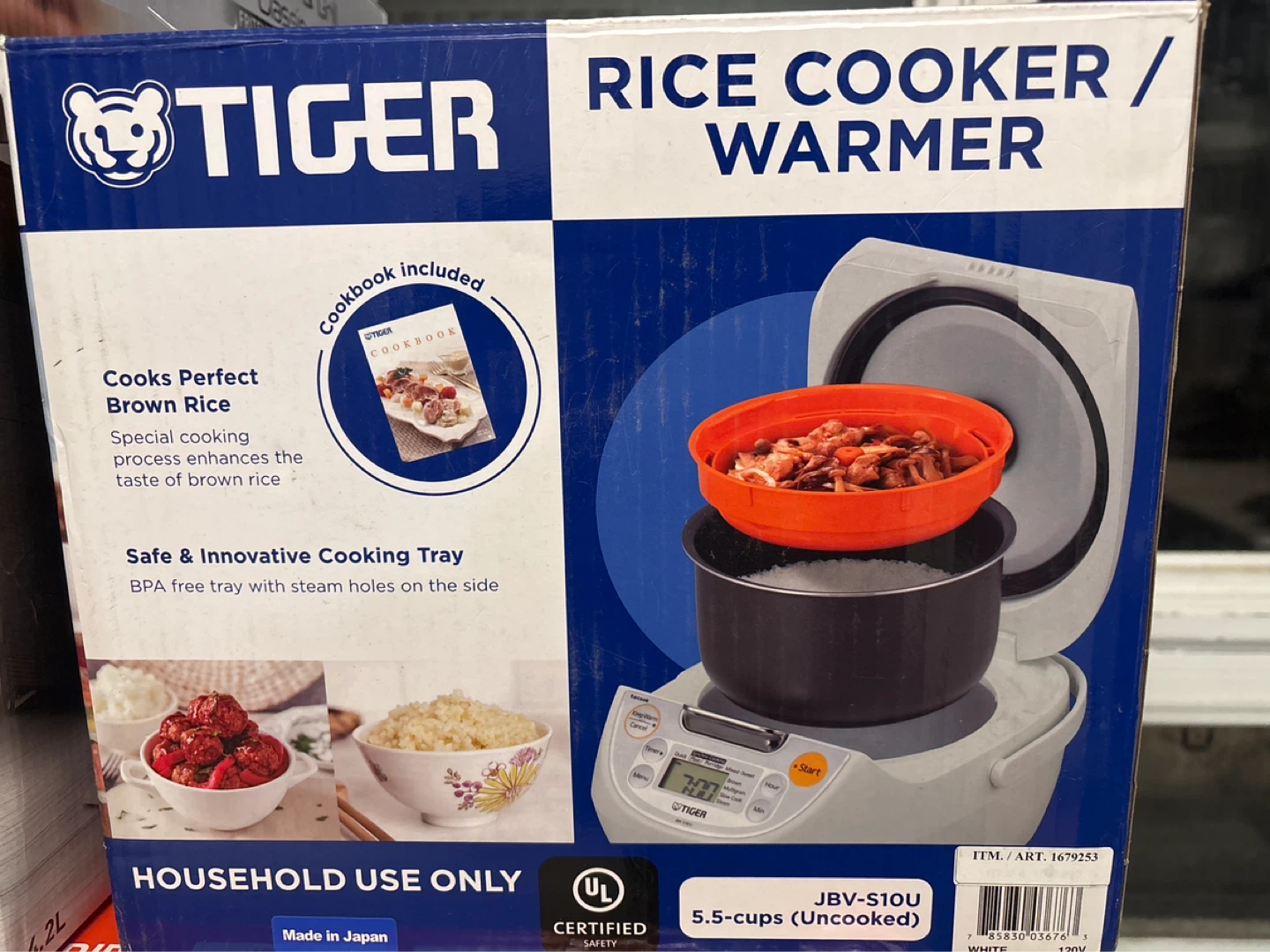 Tiger JBV-S10U 5.5-Cup Rice Cooker/Warmer - photo 2