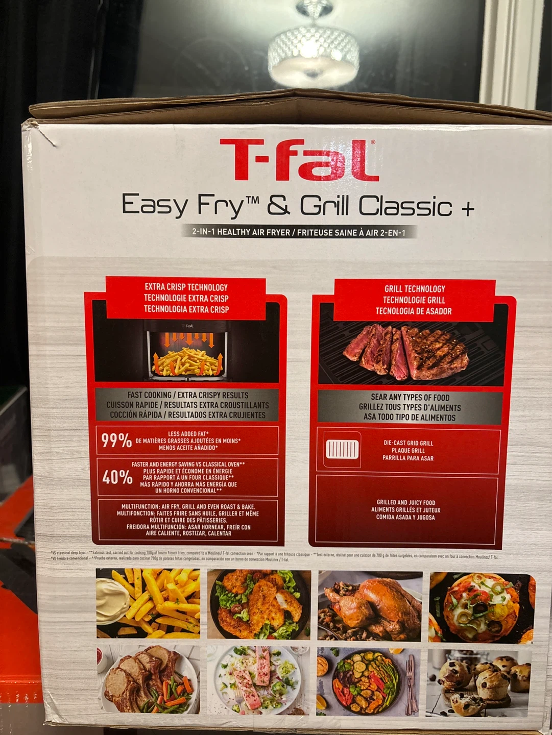 T-fal Easy Fry & Grill Classic+ 2-in-1 Air Fryer - photo 2