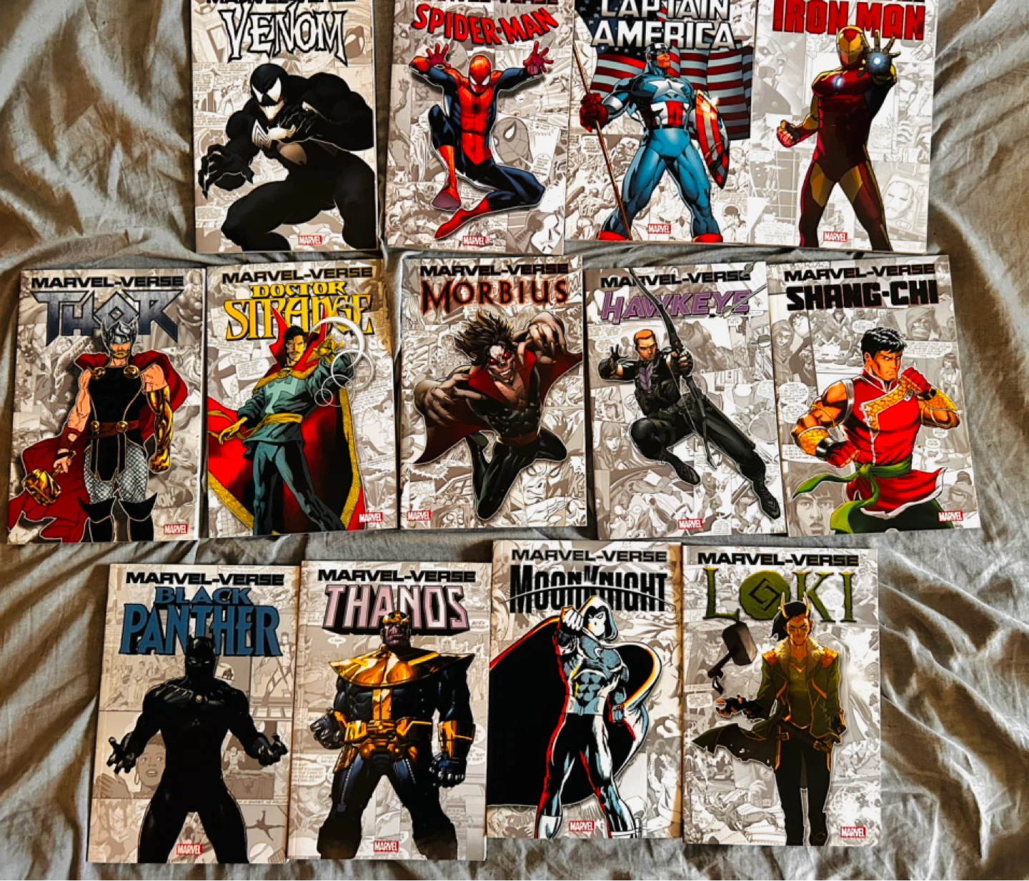 $10ea TPB tMarvel-Verse thick paper glossy Comic Books