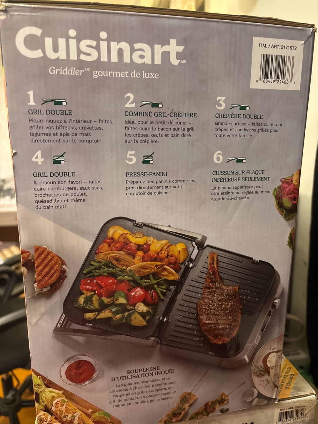 Cuisinart Griddler Gourmet de Luxe - photo 2