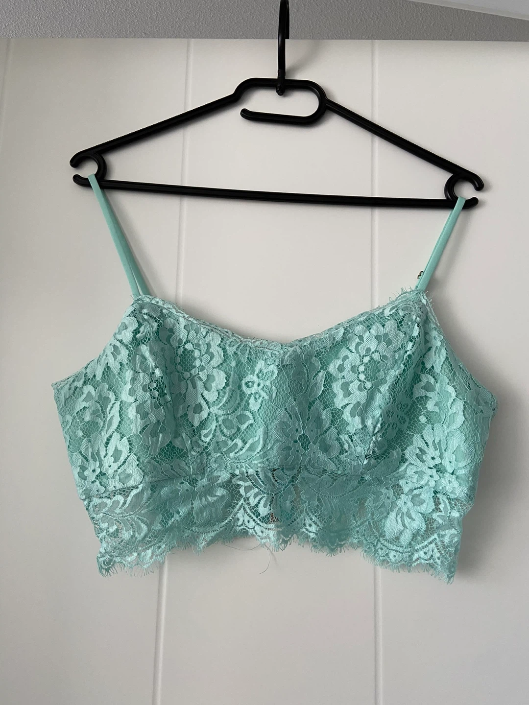 Lace Bralette - Mint Green - Size M