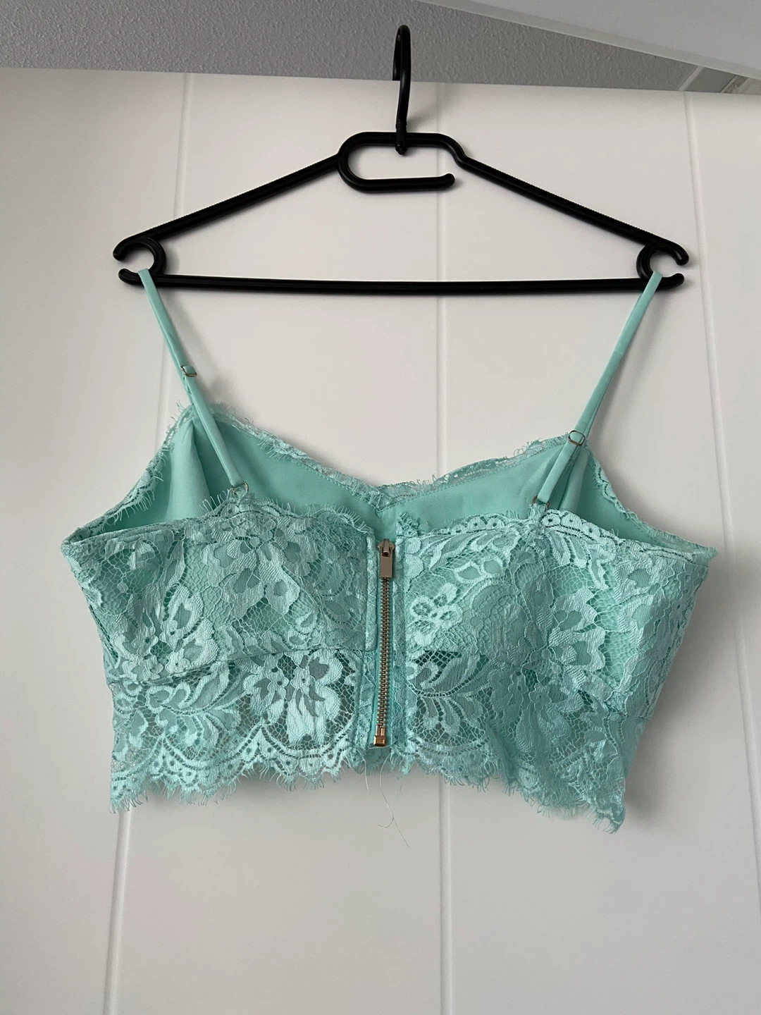 Lace Bralette - Mint Green - Size M - photo 2