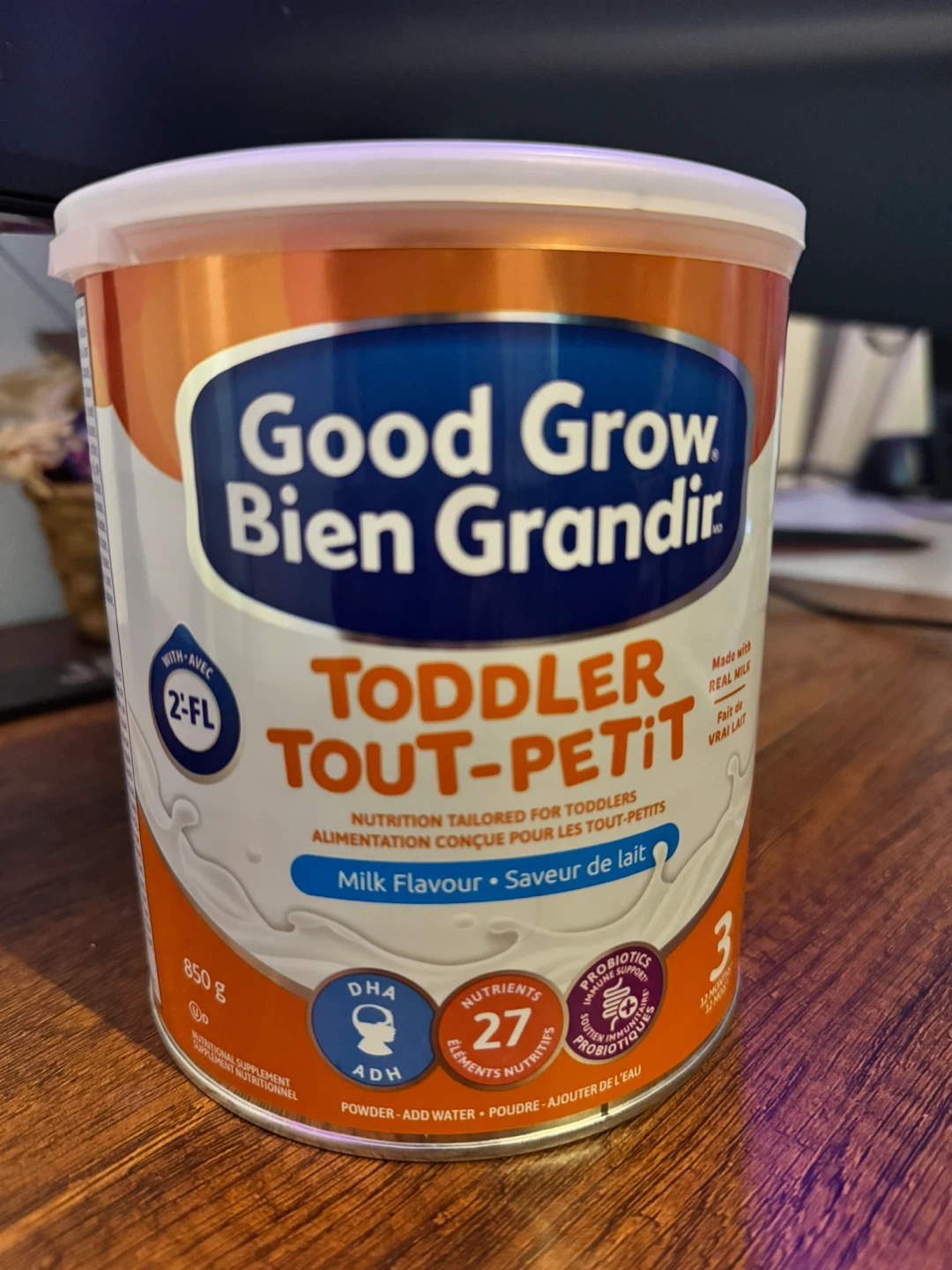 SEALED Good Grow Toddler Formula Stage 3 (850g) – Milk Flavour