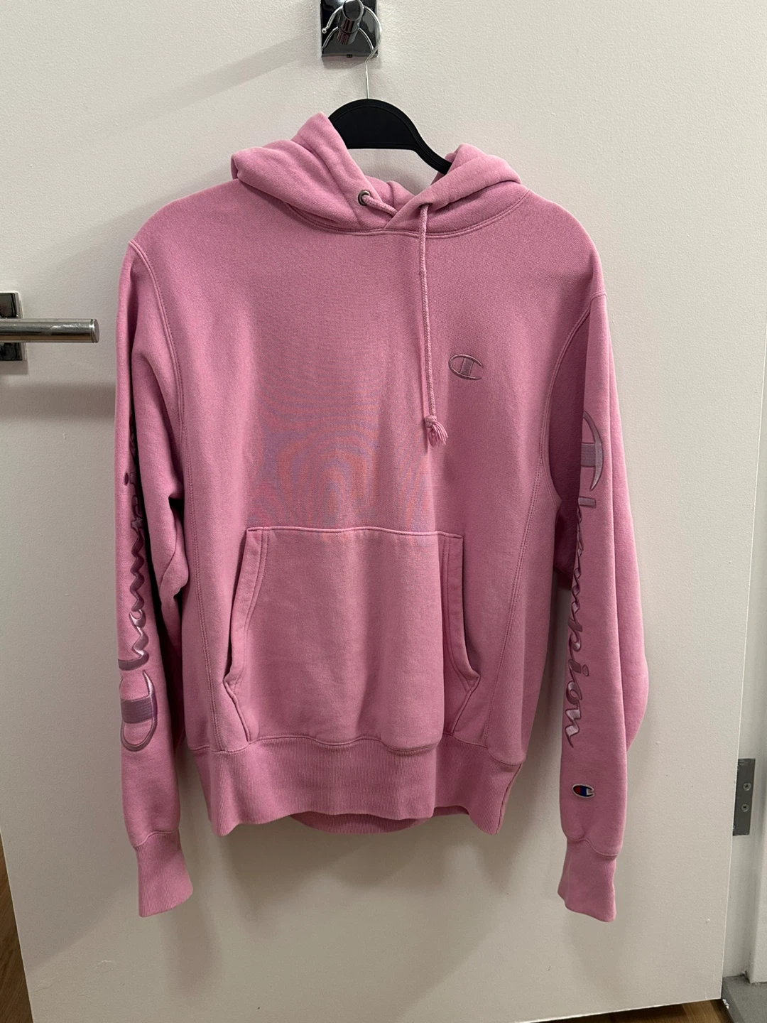 Champion Reverse Weave Pink Hoodie