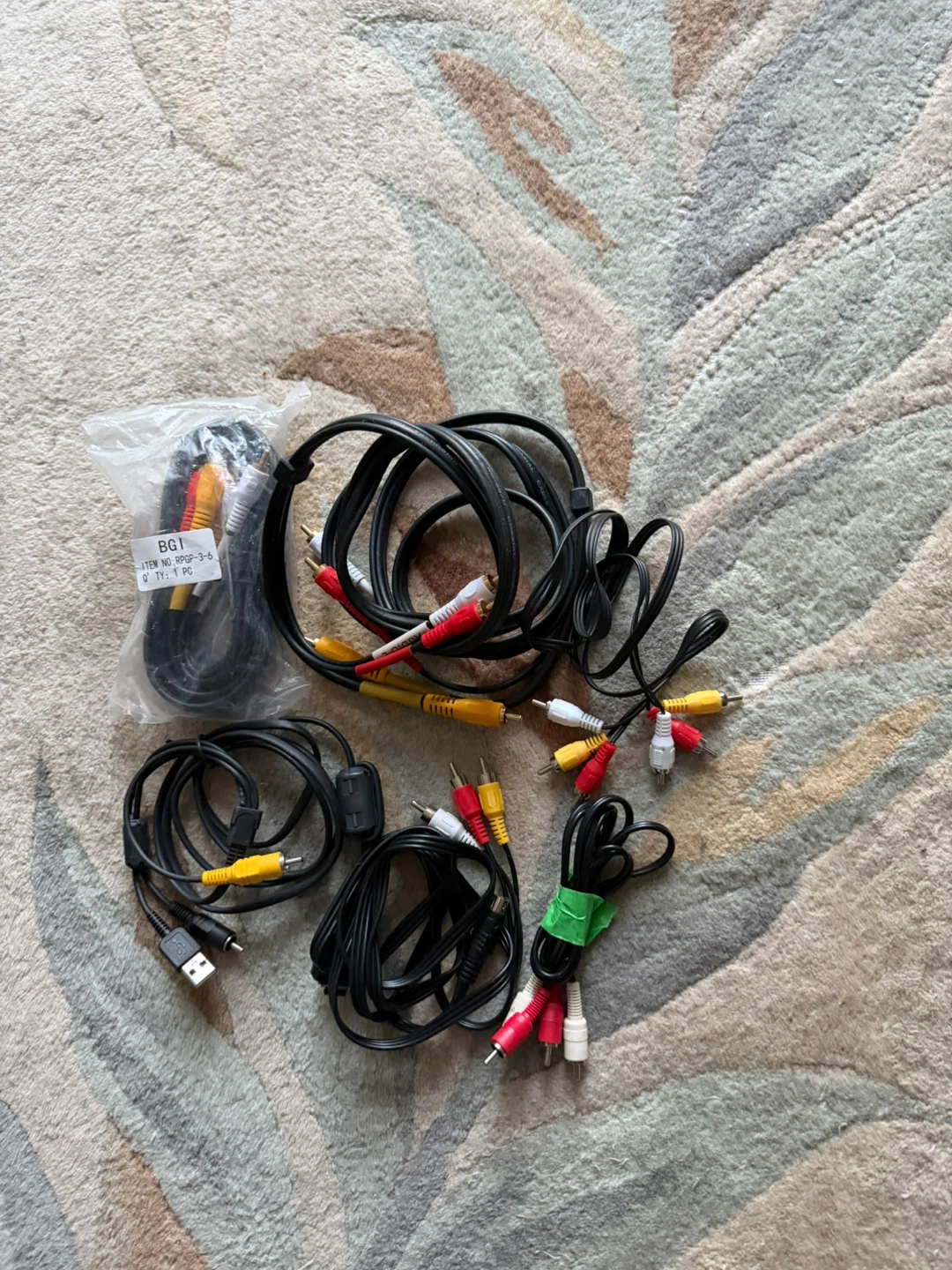 Composite RCA Audio Video Cable AV Red White Yellow