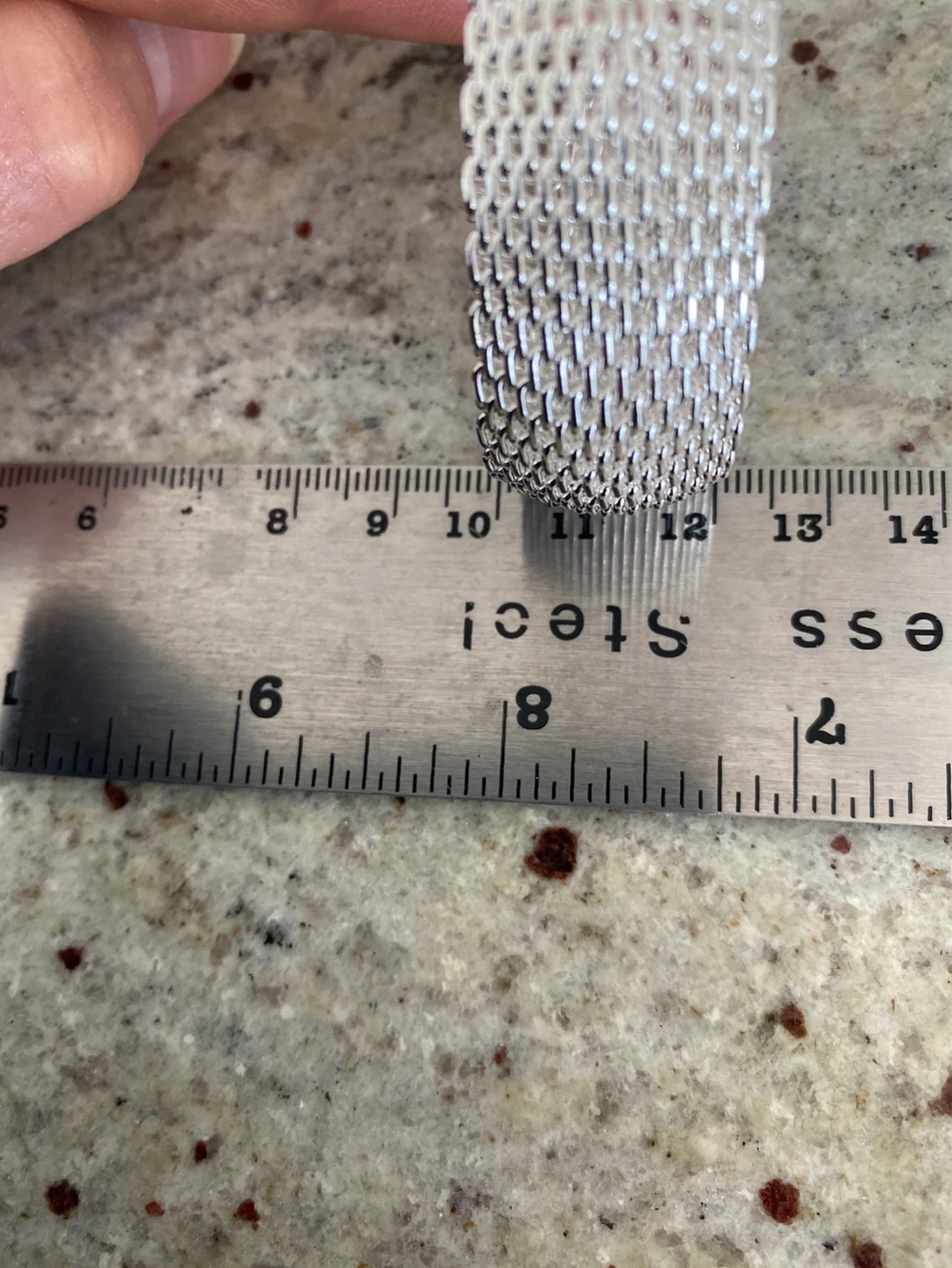 925 Silver Mesh Bracelet - photo 4