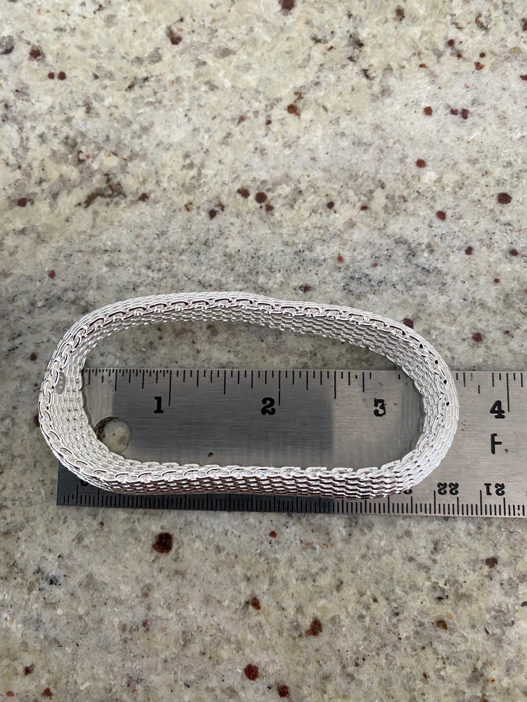925 Silver Mesh Bracelet - photo 5