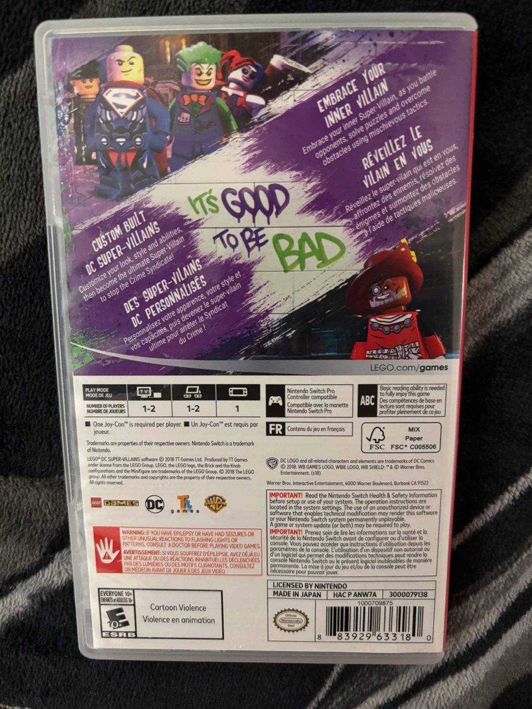 Mario/Nintendo Switch Game - LEGO DC Super Villains - photo 3