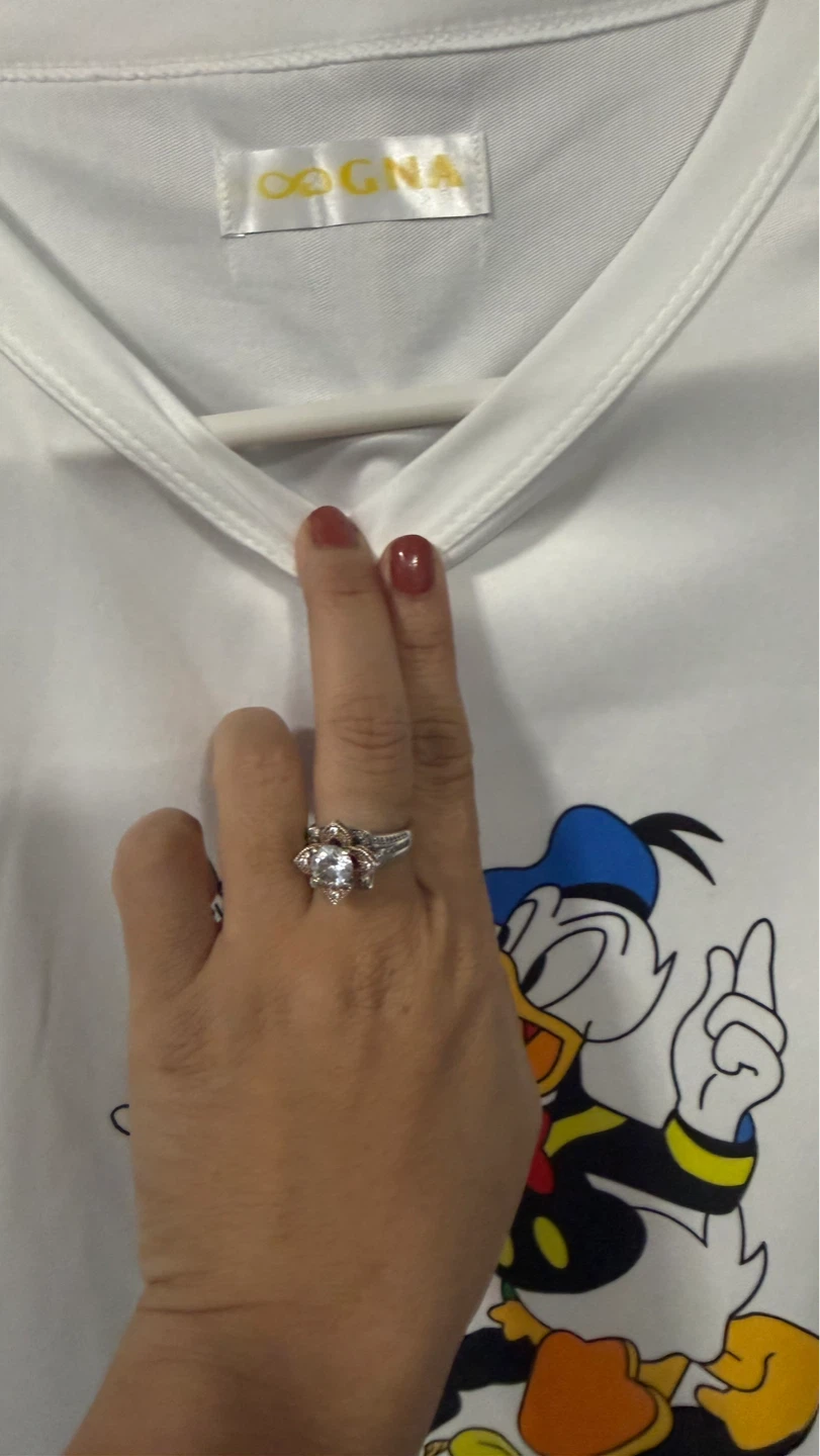 New White Donald Duck T-Shirt check more pictures - photo 2