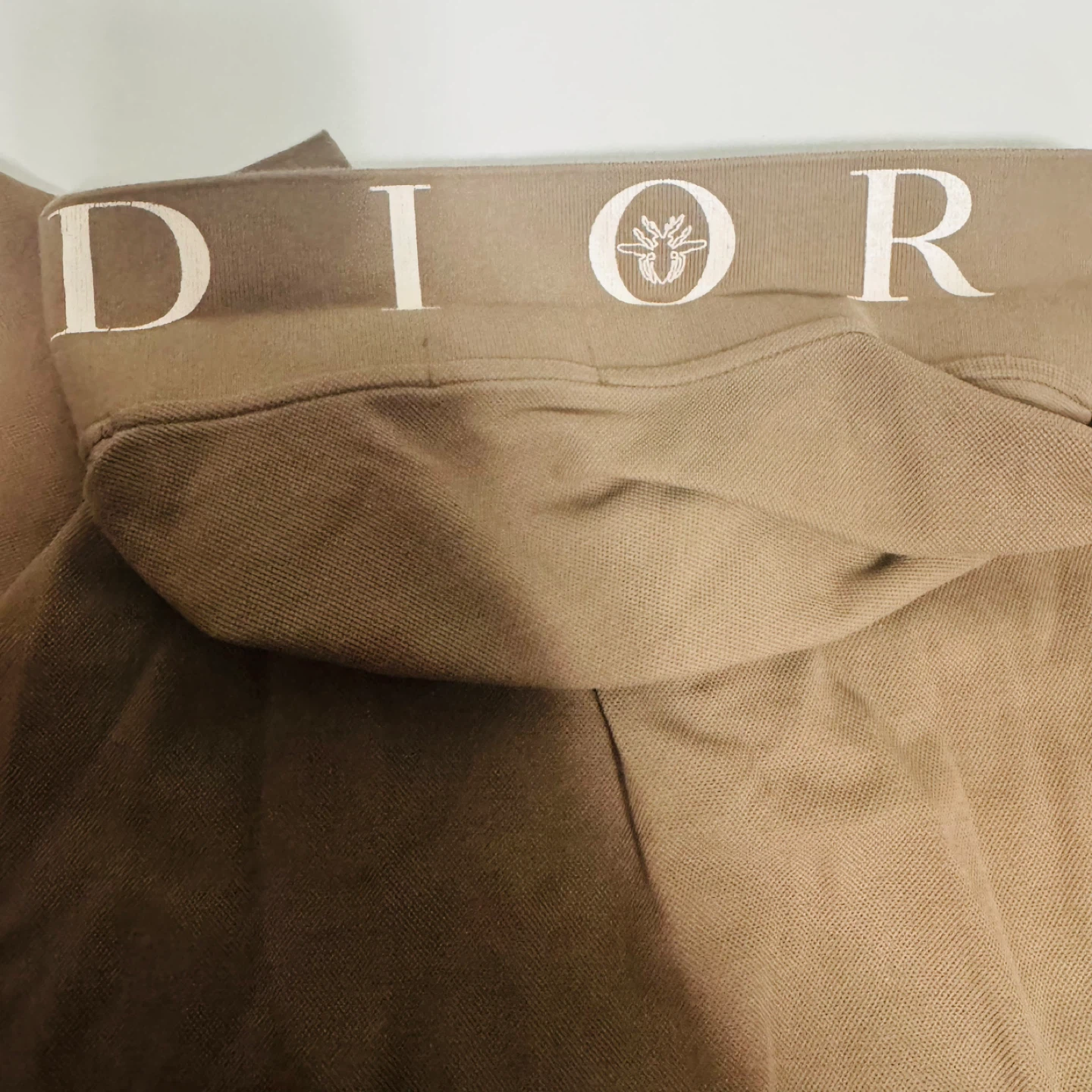 Dior Men's Tan Polo Shirt Size L - photo 5