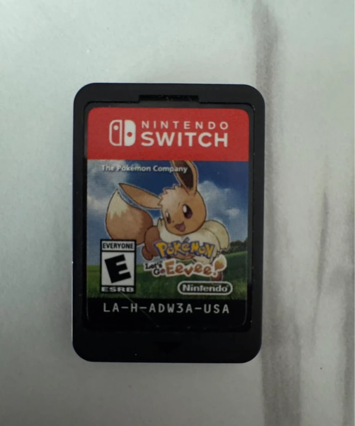 Pokemon Let's Go Eevee Game Cartridge