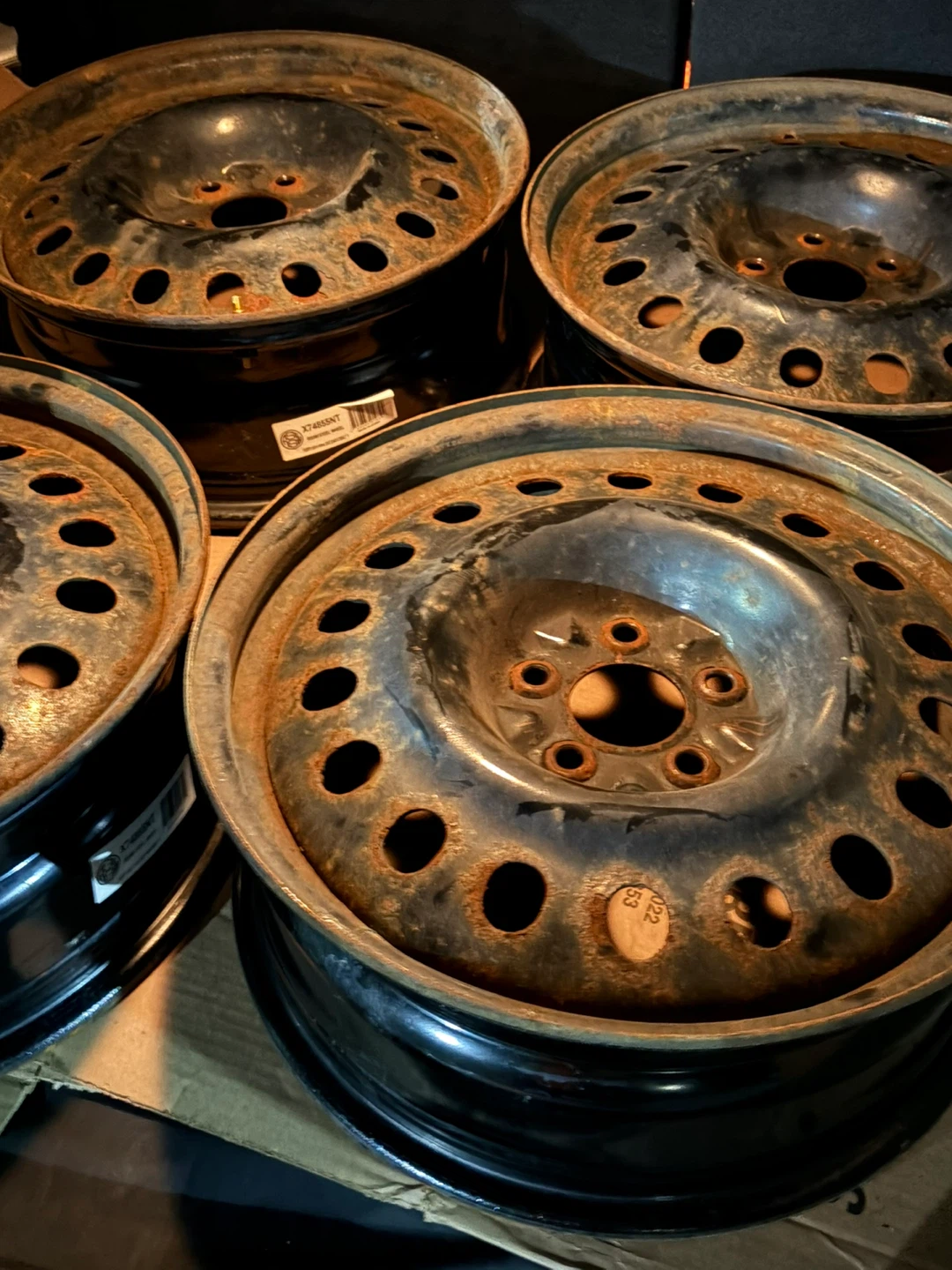 Set of 4 RSSW Steel Wheels  18x7.0 | 5x114.3 CB:67.1
