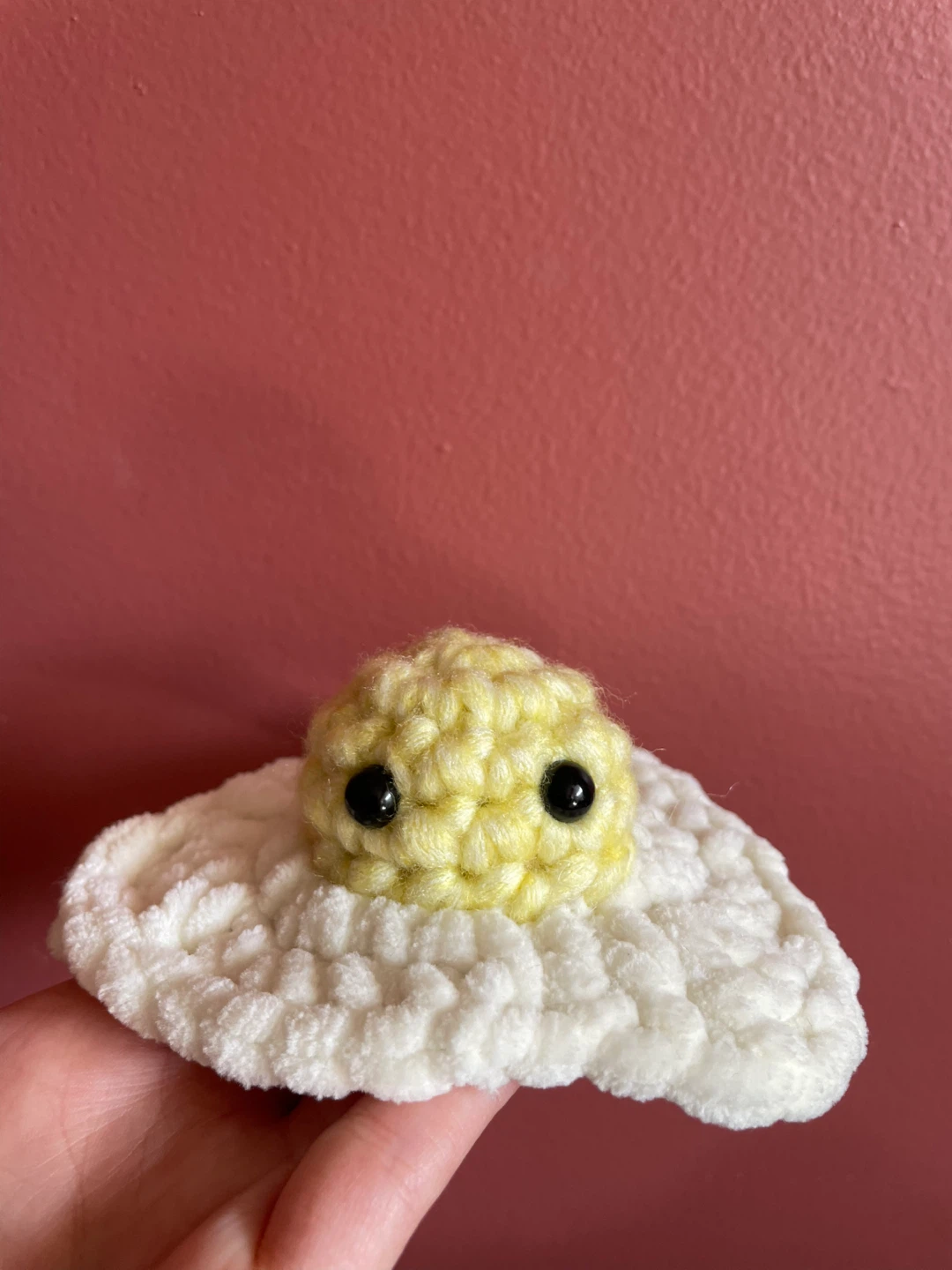 Handmade Crochet Fried Egg Plushies - photo 3