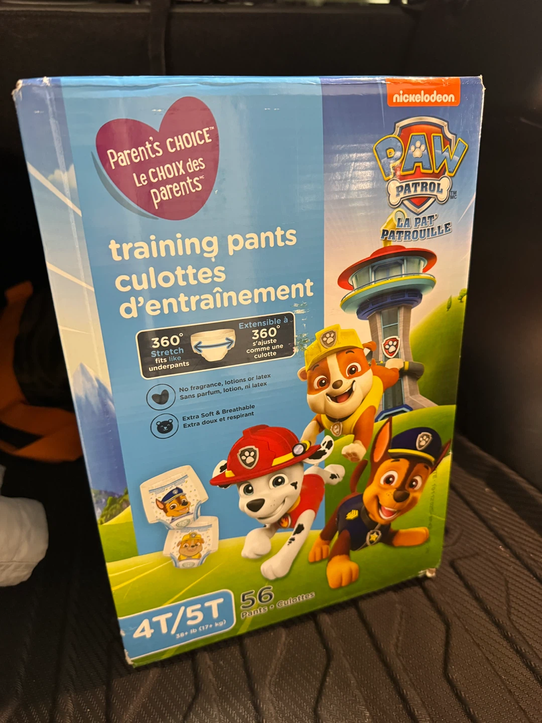 Parents Choice Paw Patrol Training Pants 4T/5T, 56 Count